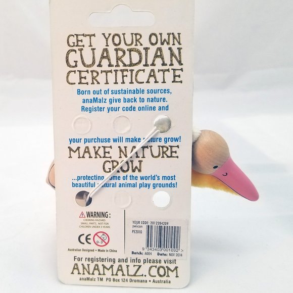 New Anamalz Pelican Wooden Toy for Ages 3+ | PE2010 - Picture 2 of 2
